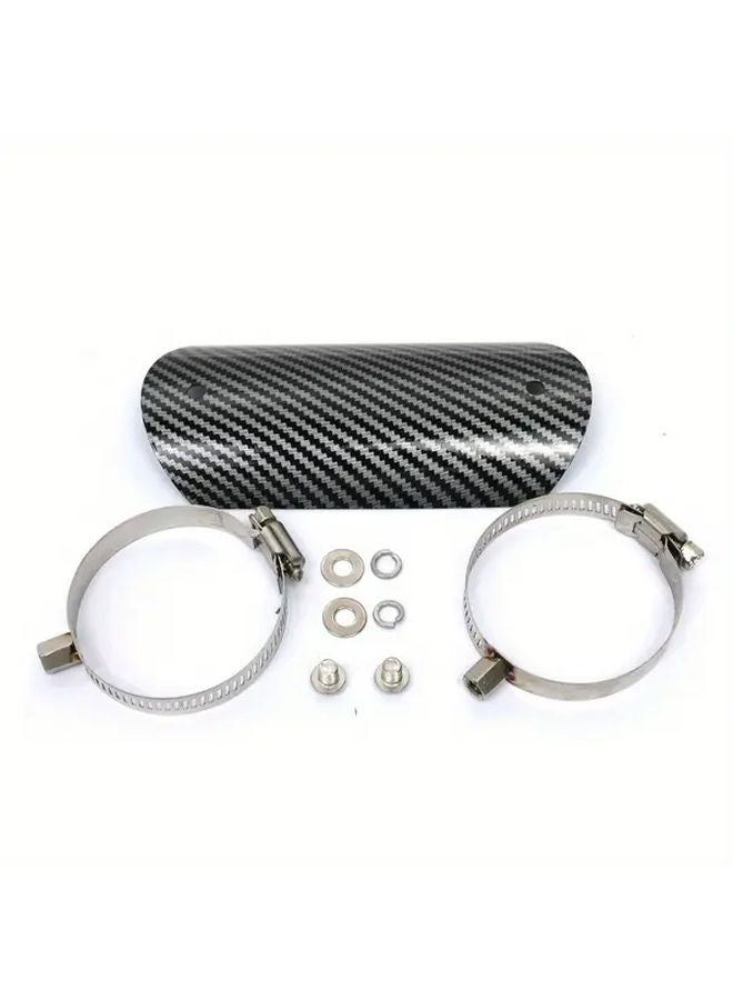 Snake Pattern Motorcycle Exhaust Pipe Heat Shield Stainless Steel Protection Cover - Image 5